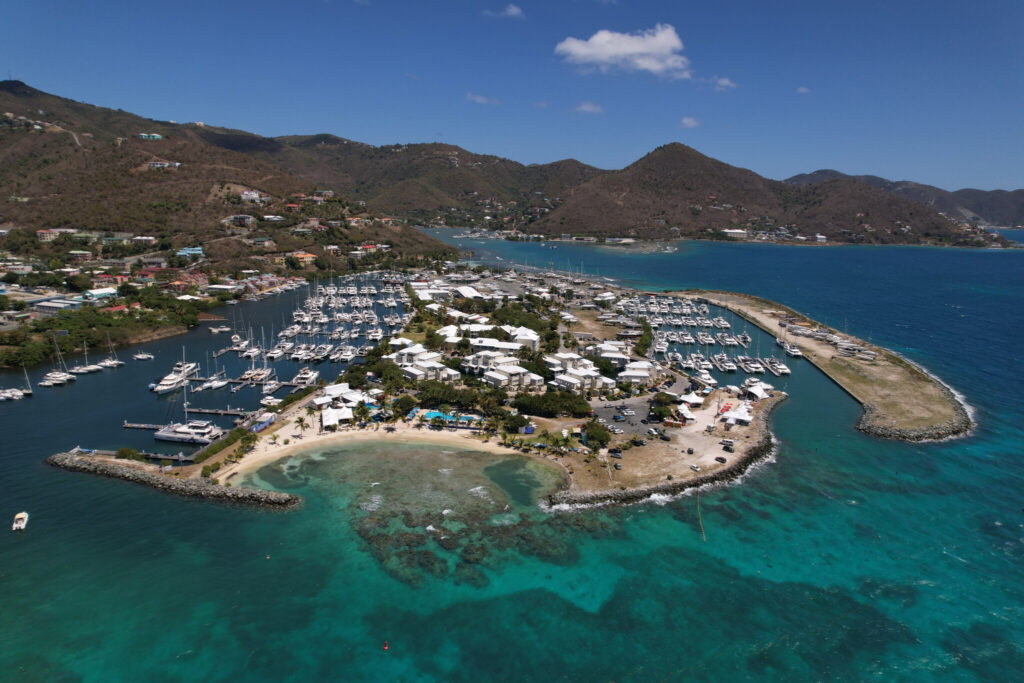 Nanny Cay Marina on Tortola – Most crewed charters in the BVI will start here.