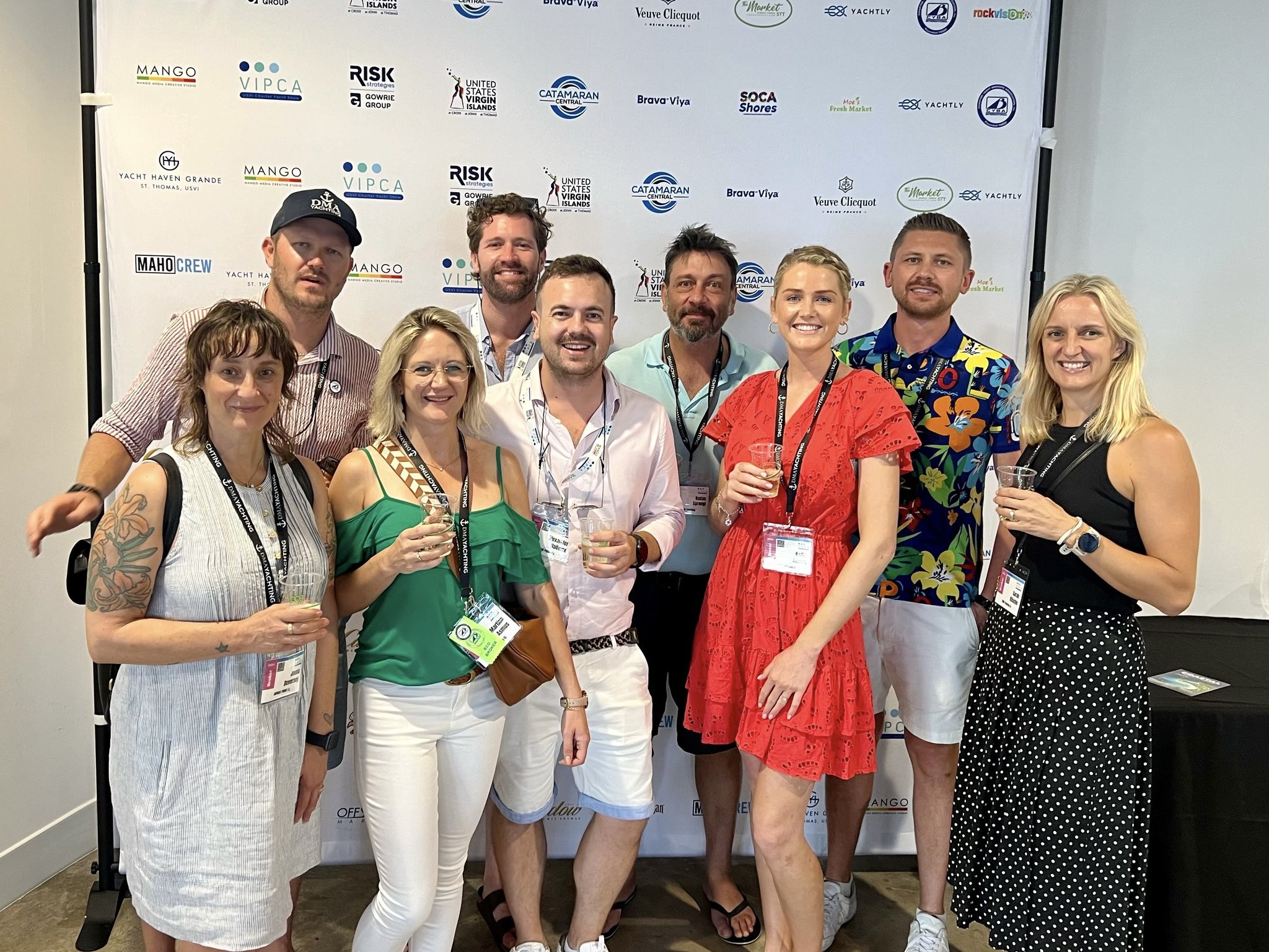 The DMA Yachting Team at the Virgin Islands Yacht show in 2024 The DMA Yachting Team at the Virgin Islands Yacht show in 2024