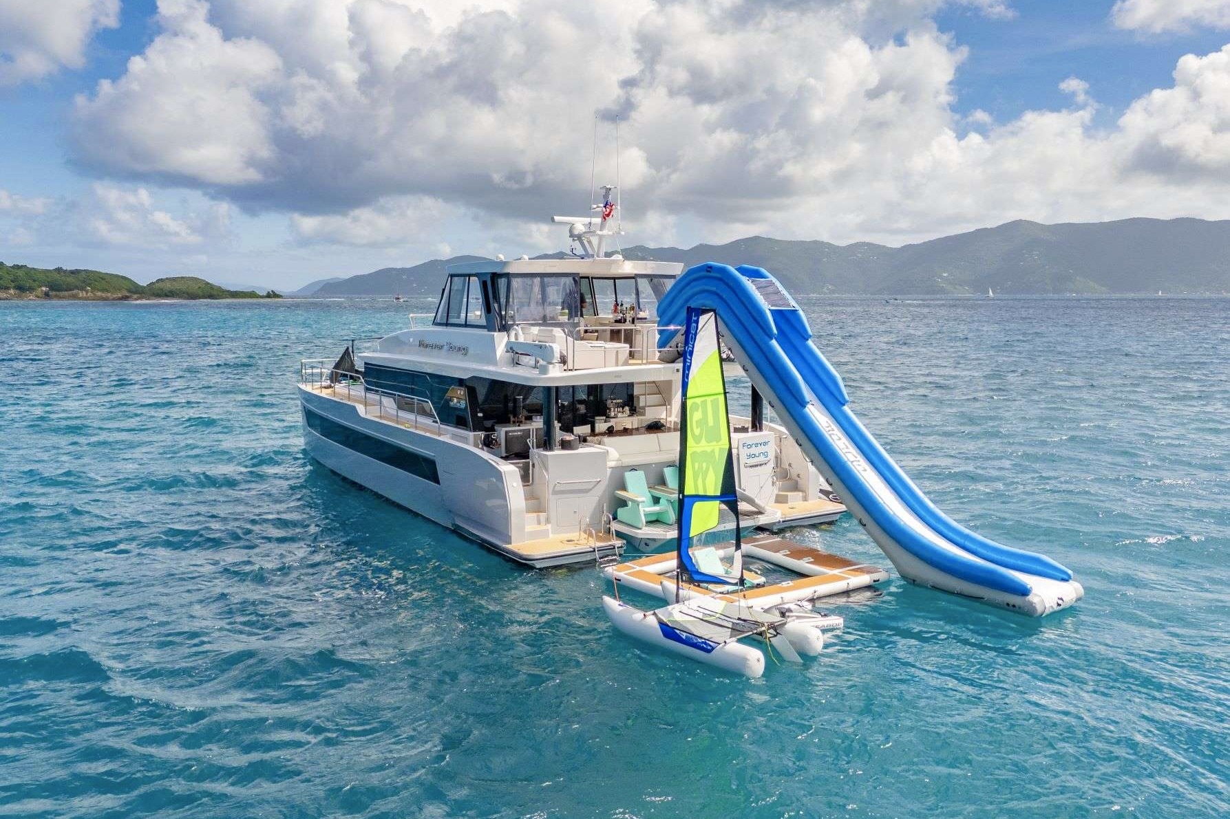 BVI power catamaran charter