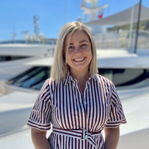 Marcelle Hailwax, yacht charter broker with DMA Yachting