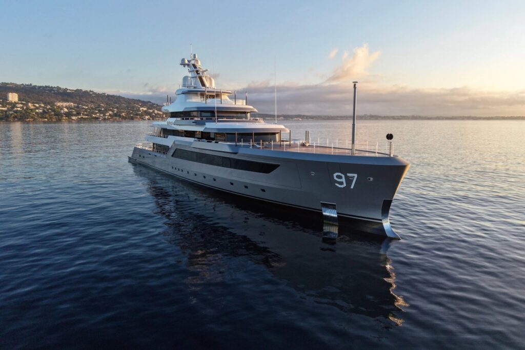 BREAKTHROUGH, the 119 m Feadship hydrogen superyacht, at anchor