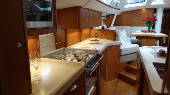 Galley looking forward