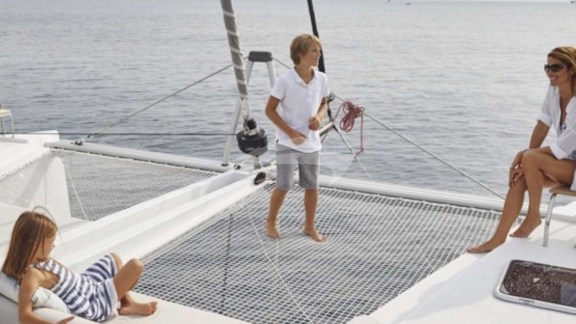 Foredeck lounge area