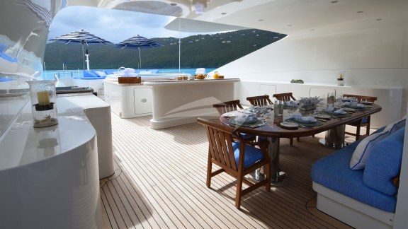 Upper Aft Deck Dining