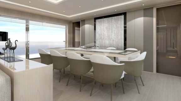 Main deck dining area