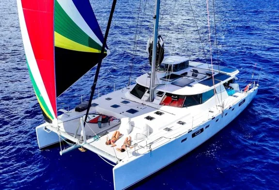 AWATEA Under Sails