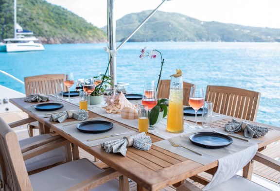 EMYSA Aft Deck Dining