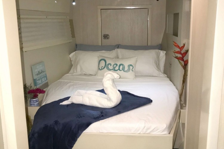 SOMEWHERE HOT Guest Queen Cabin Portside Forward