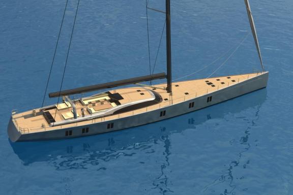Sailing Yacht Sarissa (now Sharlou) by Vitters Shipyard