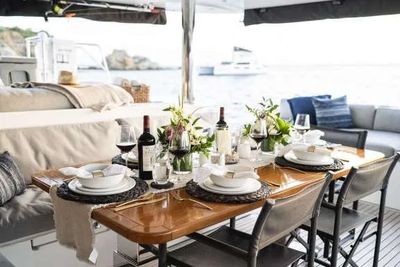Main Deck Aft Dining Table