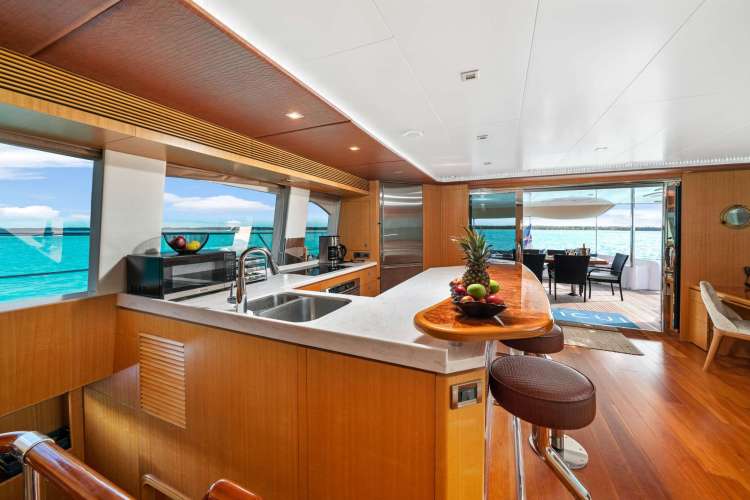 Motor Catamaran INDIGO Galley