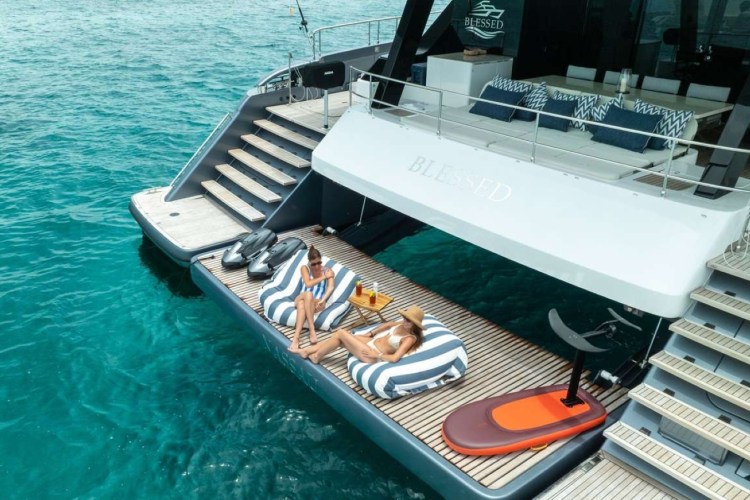 Swim Platform With Relaxation Area