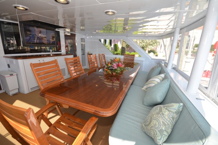 MYGOOD TIMES - Aft deck