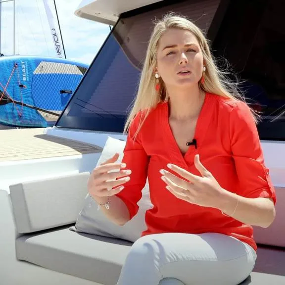 Charter Broker Nadja Asmus with DMA Yachting