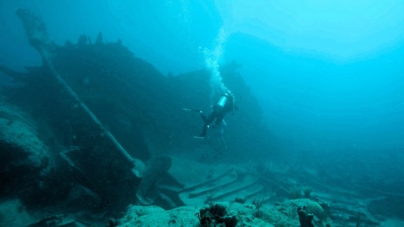 RMS Rhone National Park Shipwreck Dive, British Virgin Islands