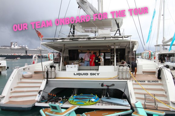DMA Yachting onbord Catamaran Liquid Sky