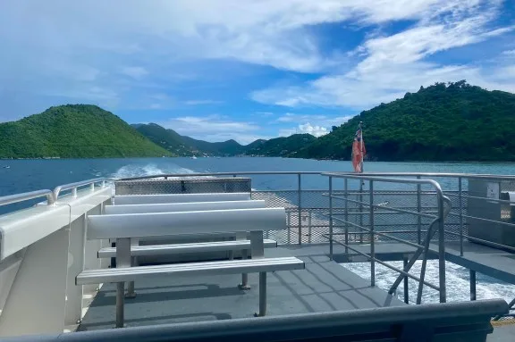 Aquatic Rentals Ferry Returning to St Thomas