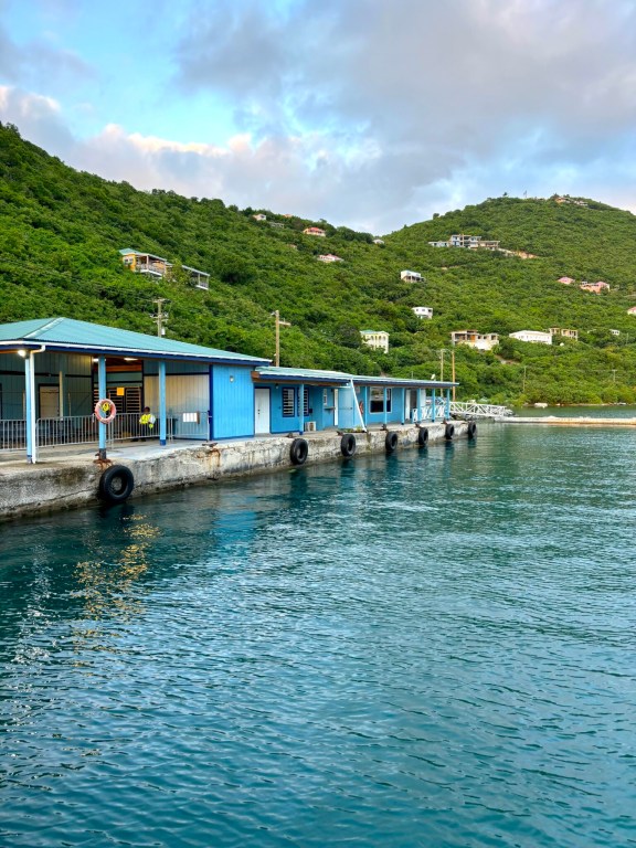 Customs Dock and Ferry Terminal in West End, Tortola