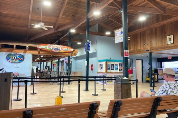 Ferry Terminal in Red Hook, St Thomas USVI