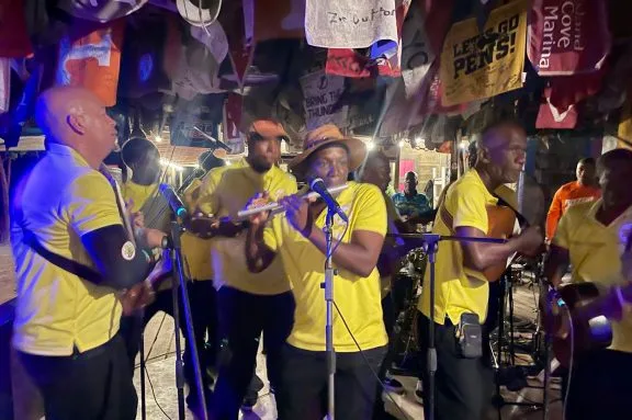 Caribbean Live Band at Foxy's, Jost Van Dyke
