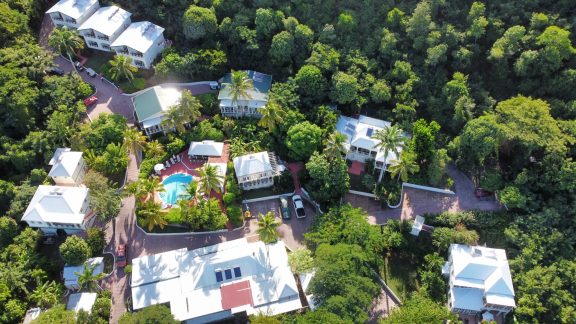 Sugar Mill Hotel, Tortola BVI, Aerial View