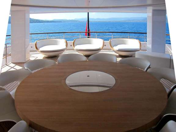 Aft Deck Dining Table