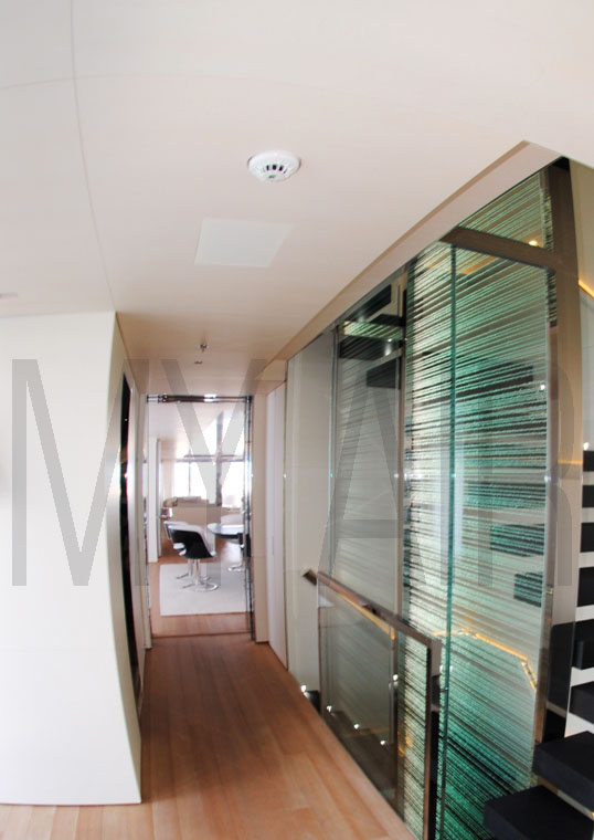 Stairwell With Glased Wall