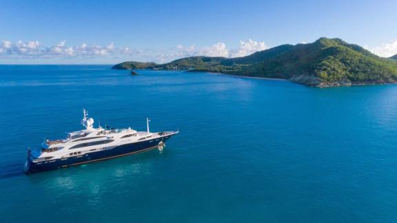 Benetti Yacht ANDIAMO - Aerial View