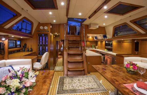 Inside On Board Yacht DESTINY