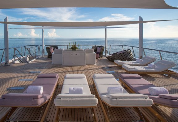 DREAM Sun Deck Lounging