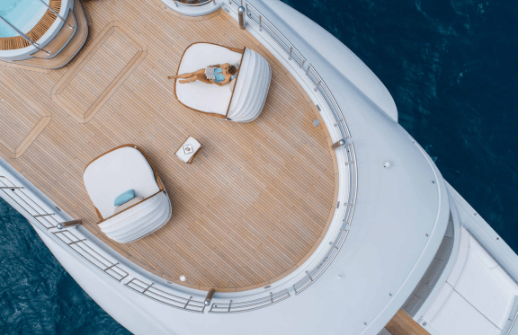 Sunbathing On Sun Deck