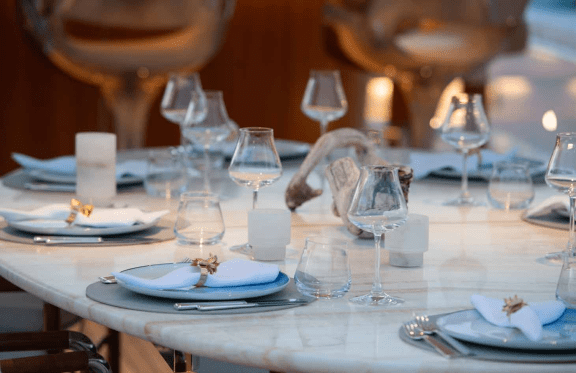 Alfresco Dining In The Evening