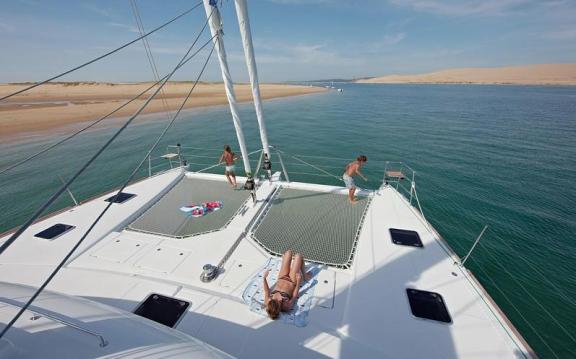 Catamaran ENIGMA - Trampolines