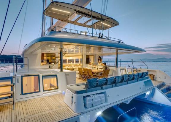 Catamaran ENIGMA - Aft View