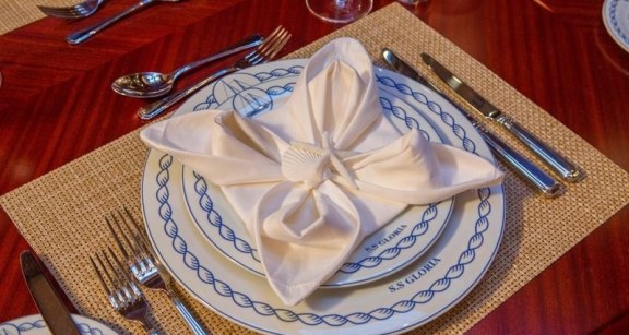 GLORIA Sailing yacht - Dining detail