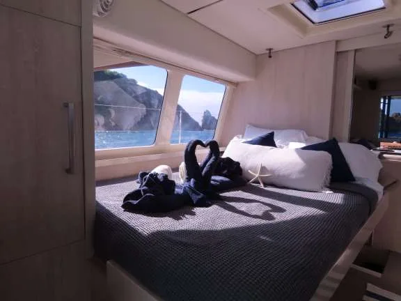 Starboard aft guest queen suite