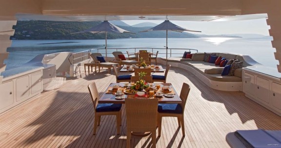Sun Deck On Yacht MARY-JEAN II