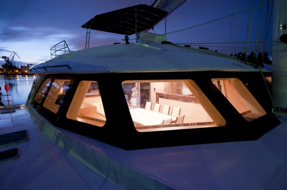 Catamaran MUSE - Looking Aft