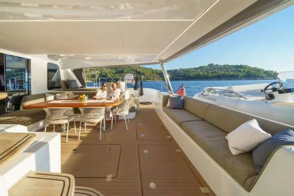 Aft deck Dining