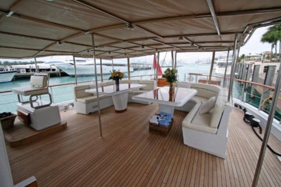 Yacht QUEEN SOUTH III - Spacious Aft Deck