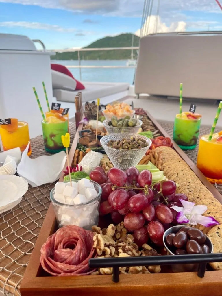 Guests enjoying catamaran in BVI