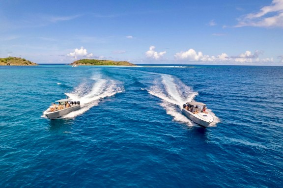 Chillout Charters water taxi from USVI to BVI