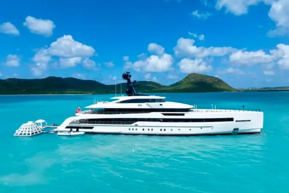 Superyachts for charter in the BVI