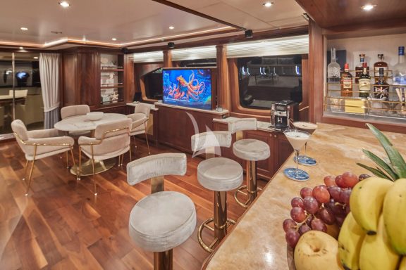Bridge deck salon