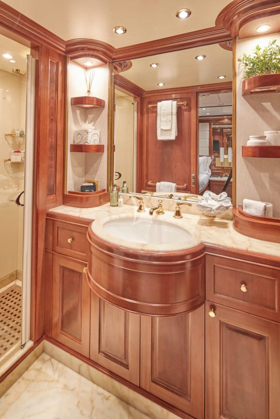 Guest cabin bathroom