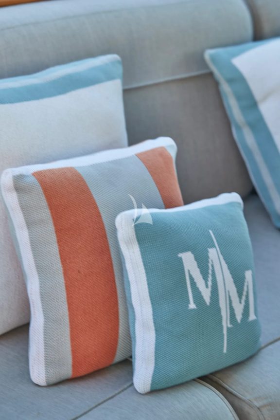 Customized deck cushions