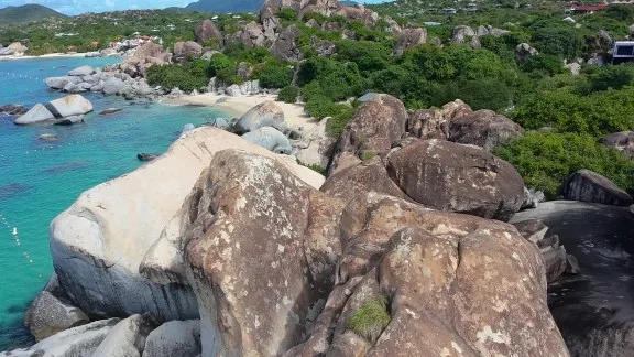 Devil's Bay, Virgin Gorda from above