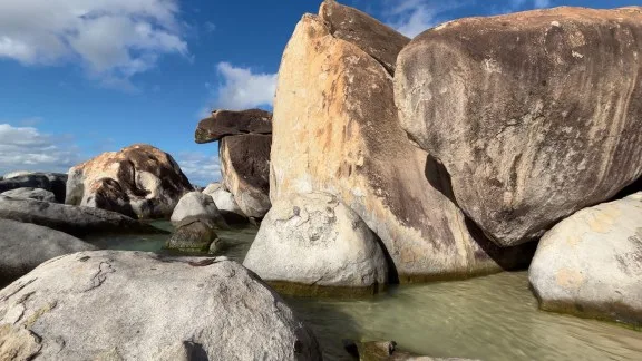 Grotto pools at The Baths, Virgin Gorda