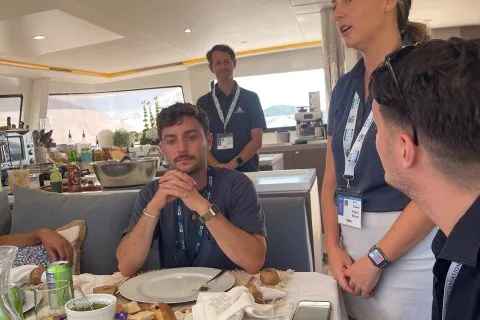 Klara Jakobsen's photo from the onboard visit
