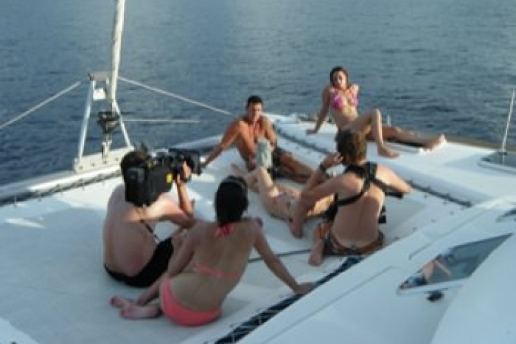 German TV filming "The Bachelor"